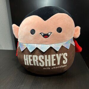 Squishmallows Hershey's Milk Chocolate Vlad the Dracula Vampire 8" Plush EUC